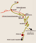 Cartina Itinerario Peonia